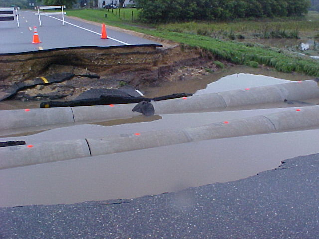 STH 80 Highway washout